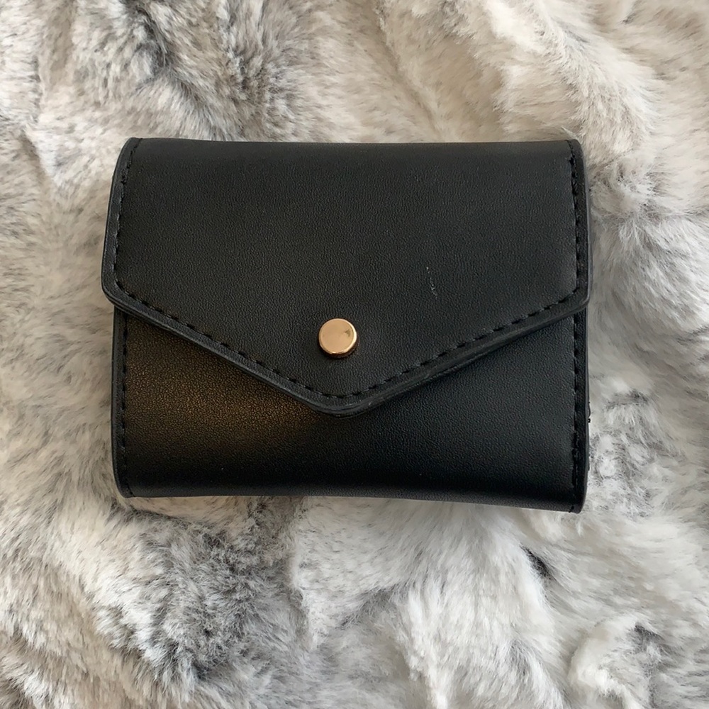 Target mini black wallet